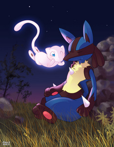  Of the Legendary Pokémons, My fave is Mew!! <3 And my fave Покемон is Lucario!!! ^_^
