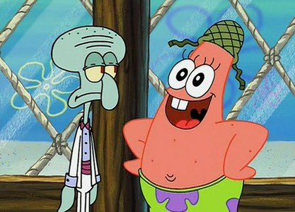  Patrick :) "may I take your hat sir?" :3
