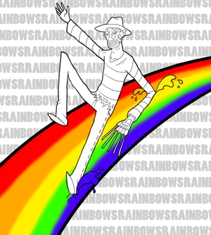  Good pelangi, rainbow Freddy krueger xD