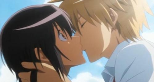  Usui and Misaki kiss..from maid sama