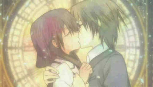  kei and hikari चुंबन