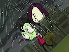  I like the episode the wettening, when zim just grabs gaz and her eyes are real big cuz it looks like he is going to hug her! AND i like when zim throws her over his head, he looks so happy I also like the pliot episode, when Gaz walks past Zim's টেবিল and they both look at each other and Zim smiles at her. She then sits aside of Zim at his টেবিল when Dib tries to force ZIM to eat beans. :)