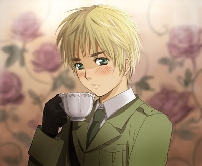  I Amore this question, lmao~ England, drinking tea, of course.