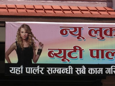  Most humorous pic i got.. Taylor snel, swift (advertising) an Indian Parlor. "New Look Beauty Parlor!" :D