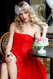 Taylor swift in dazzaling red!!!!!!!!!!!!!!
