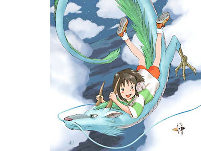  I love all the films of Hayao Miyazaki! But I like Spirited Away the most ♥