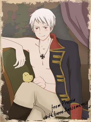  Prussia from Hetalia has white hair