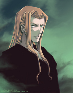 Vexen. Definitely Vexen from Kingdom Hearts.

You know, I'm tired of explaining why I like this guy; so I'll sum the whole complex explanation in one sentence.

Personality, Looks, Interests, Beliefs, Behavior. Period. ~  ♥ (plus, I have a thing for Mad Scientists)