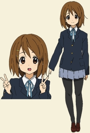  Why not? Yui is very cute indeed. She is one of the Tennen Boke（天然呆）characters that belongs to my favorite. She is my favorito character in K-ON series. I amor Yui wearing her tights in her winter school uniform. Yui, I want to encontro, data with you.