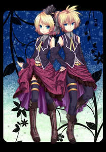  Rin and Len are wearing such cute clothes.