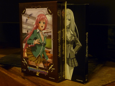  The Funimation english dub of Rosario +Vampire. So far, I'm pleased with the dub.