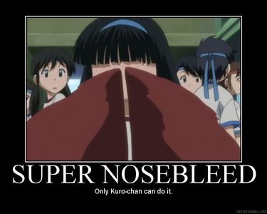  Of course girls from Anime can nosebleed Von the same reason as guys. Just look at the pic