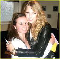 taylor and a fan 