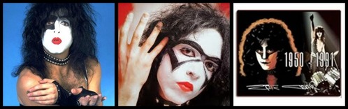 I love both of Paul's styles of makeup as the Starchild or Bandit & Eric Carr's fox makeup