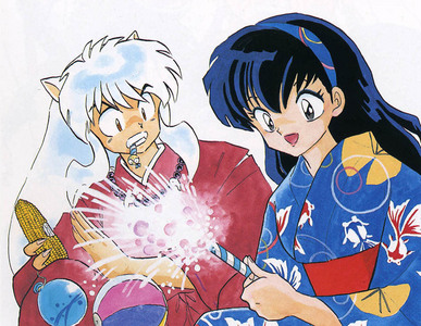  would this count? kagome is holding a little sparkler :)