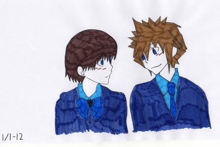  My Drug: -playing/listening to Kingdom Hearts -Music -internet -drawing -watching 日本动漫 -reading 日本漫画 and some 更多 stuff but that will take houersXD btw, on the drawing......Me and Sora!!!