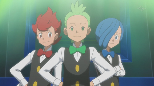  Chili, Cilan, Cress & their awesome ties! XD