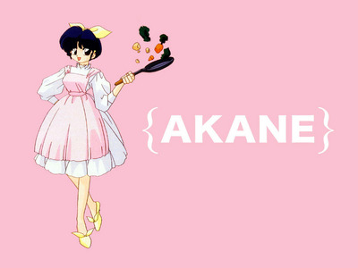 she look like a girl not a tomboy but she is soo strong shes akane and shes bad at cooking too