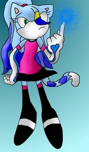 Name: Breeze
Age: 13
Species: Cat
Status: dating Shadow the Hedgehog
Power: controls the air, sword of the wind
Likes: loves her friends, have fun, loves her boyfriend,
eat, run, fight, relax, her best friends (Lizzy, Flower),listen music,dance...
Dislikes: Dark Breeze (anti - breeze), give hates, hates cowards, who disturbs her, fire, rain...
