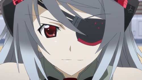  My current animê crush right now is Laura Bodewig from Infinite Stratos.