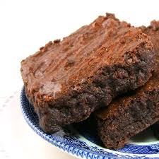  brownies. such a healthy रात का खाना food...