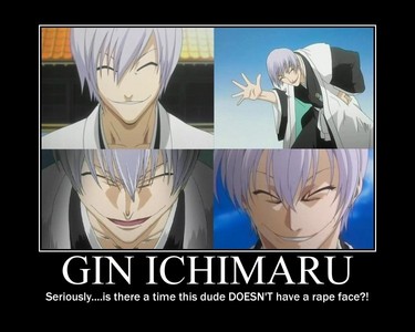  gin, gim Ichimaru from Bleach! Freakyyyy smile!