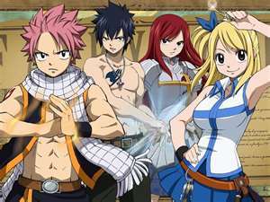  I HIGHLY recomend Fairy Tail. It's funny and full of adventure. New episodes come out on Saturdays @ 12am. I watch them on anilinkz.com au animeavenue.com