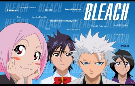  Black, rosa, -de-rosa and White!! Characters from Bleach! ^_^