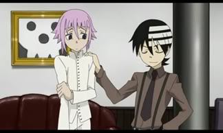  death the kid (right) and crona (left) from soul eater
