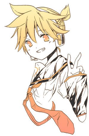somebody posted just Rin, so I'm posting Len <3