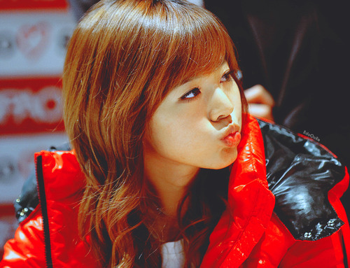 Sunny pouting