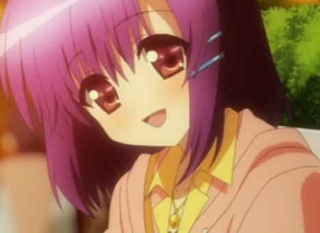  My favoriete anime character that has purple hair definitely has to be Yuuno-chan from MM!<3