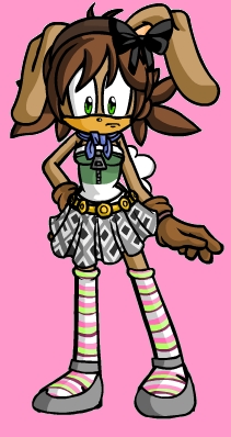  Name:Eloise Rocket Type:Bunny 5 Words:Independent, casual, adventurous, kind, cute.