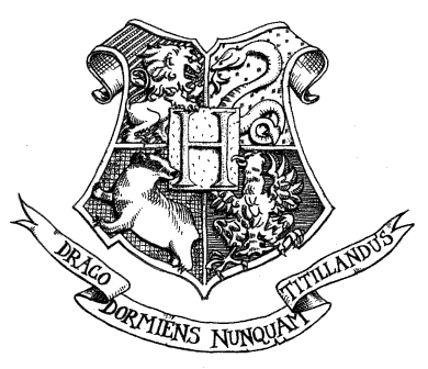  it's Hogwarts motto. wewe can see it with the emblem of Hogwarts in the vitabu right under the picture of badger, lion, snake, and raven, it mean don not bother Draco when he is sleeping >:C lol j/k... it mean do not tickle the sleeping dragon.