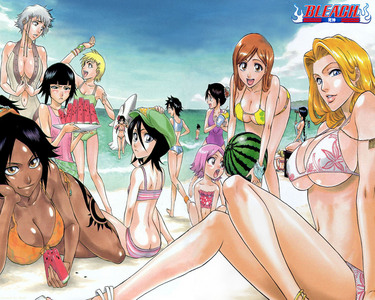  Bleach on the beach. Hot, right? Not like I stare at it all Tag >.> Kidding.