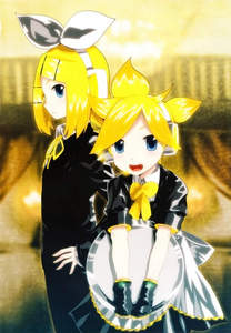  Rin and Len kagamine (from Hatsune Mix!)