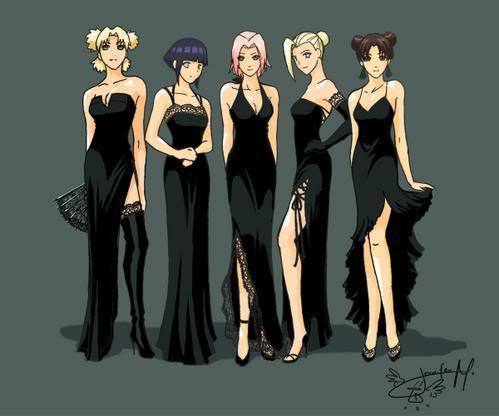 Post a picture of an anime girl wearing black dress - Anime Answers - Fanpop