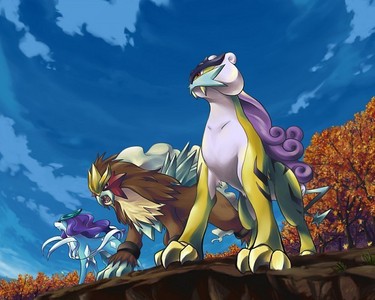  Entei has amazing attack power . I Любовь how it's power took down Zoroark with all that blazing огонь behind . Suicune has strong defense and special defense, which can take alot hits . And Raikou, Unlimited electricity . =D It defeated that Gem that absorbs electricity . AWESOME !!
