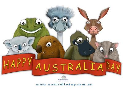 oh cool thats today? no im not form there but happy Australia day!