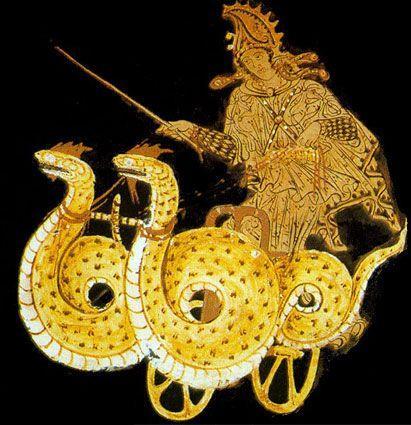 My faveourites are Hippocamps (sea cavalos of Poseidon), Pegasus, Cerberus, Nemean lion and Drakons of Medea (pictured).
