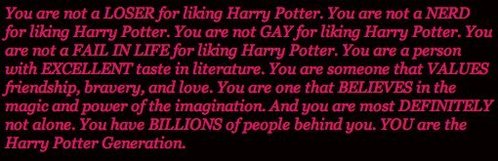 Honestly, I was not too excited. I read it because I wanted to find out what a big deal Harry Potter is. When I read it, I fell in love with it just like everybody else.