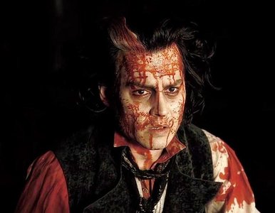 OH MY GOD SWEENEY TODD HANDS DOWN!!!!!!!!!!!!!! I can't even begin to explain my love for this movie.  Let's just say it's my favorite movie in the universe.  I have the whole script memorized, and can sing every song in the movie with no help whatsoever. SWEENEY TODD IS AMAZING!!!!!!!!