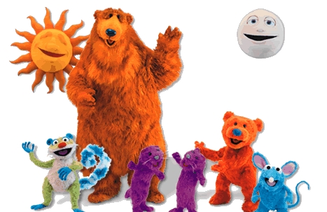  urso in the big blue house!-and the teletubbies xx