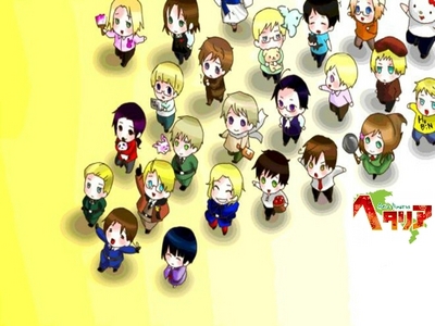  Wow, a lot of fan are from the Philippines and America (obviously). X3 Well I'm from the U.S. too but I have Philippine ancestry and a little bit of Italian ancestry. :3 My favorit countries (before watching Hetalia) have always been England, Japan, America, Italy, and I guess France, oh and the Philippines. ^.^ My favorit characters are Prussia, England, Spain, North Italy, South Italy (Romano), and… I have way too many to list! xD I pretty much cinta all of the characters. No matter how annoying atau pervy they are. x3