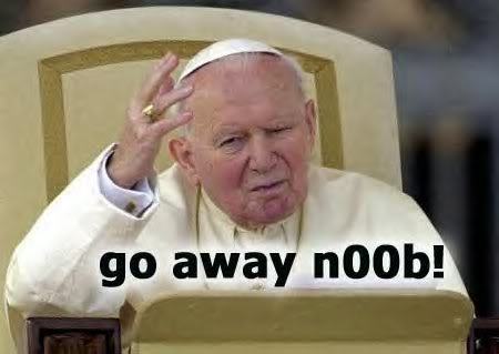  Our good Pope as asked u to gtfo. In the name of the Father, and the Son.....GTFO.