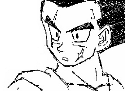  well.... i draw on my dsi a lot.. so here's yamcha....from dbz... lol apparently i don't take enough screen-shots of my doodles on my dsi... so... here's the best one i had pelaje, piel naoww... derp
