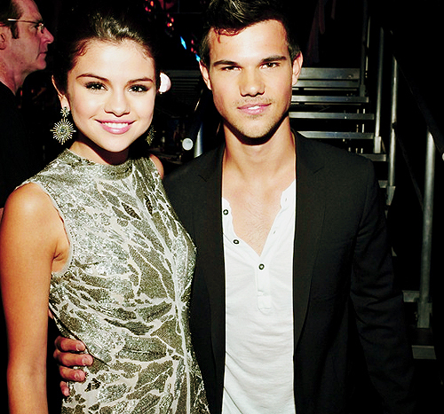 With Taylor Lautner