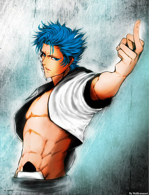  Well I think Grimmjow from Bleach. Anyone who disagrees I think Grimmjow got that cover. xD