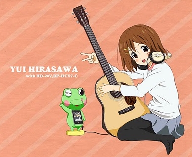  Okay Here's a picture of Yui-chan from K-ON! with headphones!