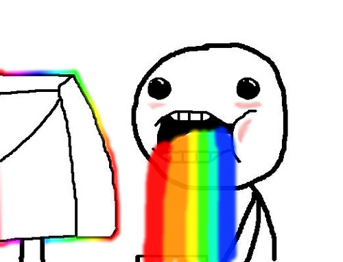  regenboog Meme ^^ Don't know what's his name XD